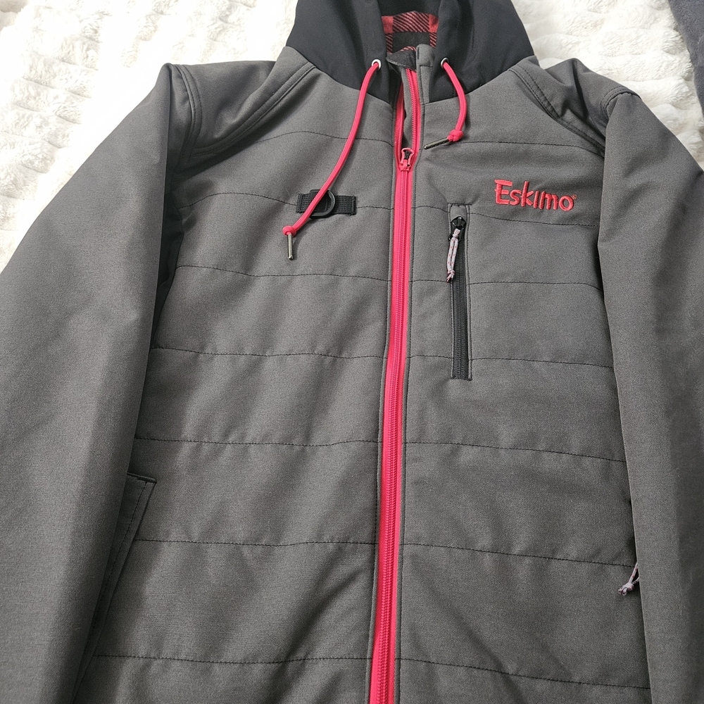 Eskimo Ice Fishing Gray and Black Coat